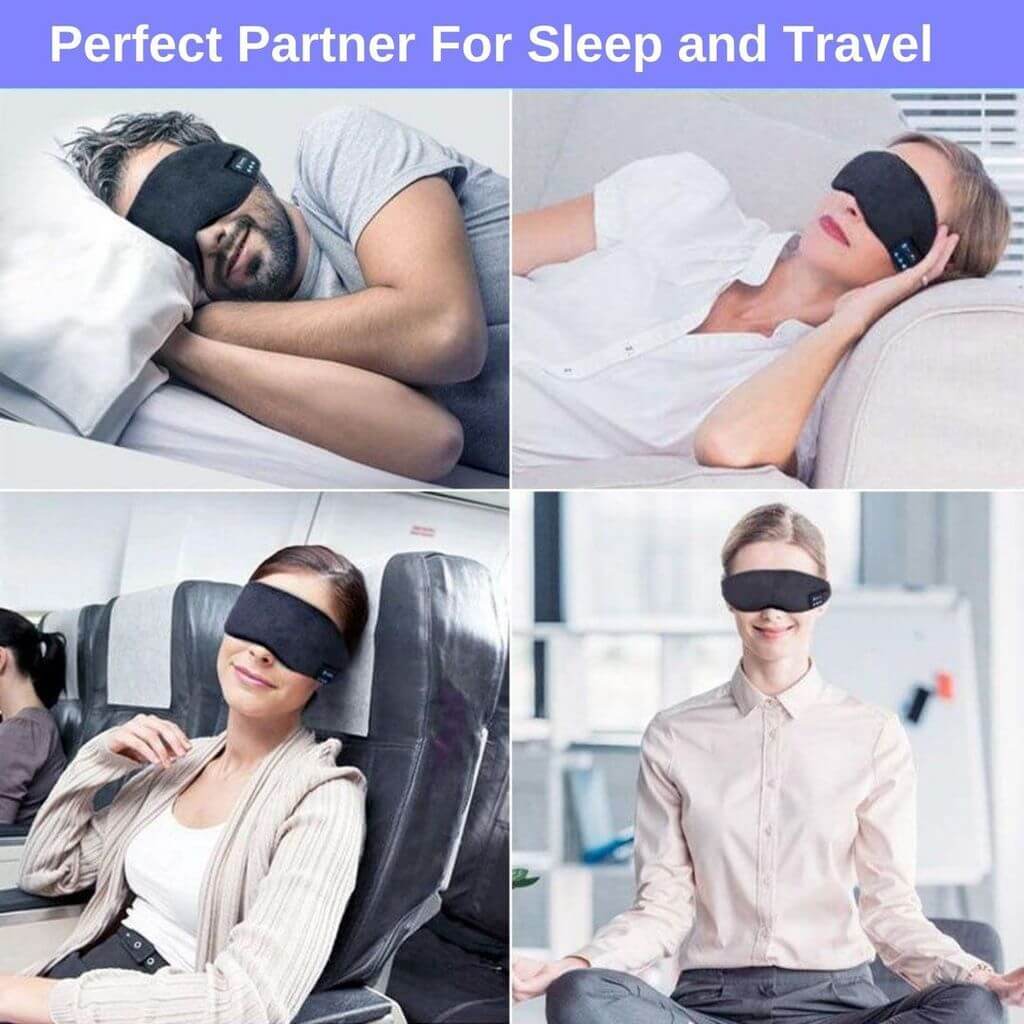 Sleep Mask with Headphones